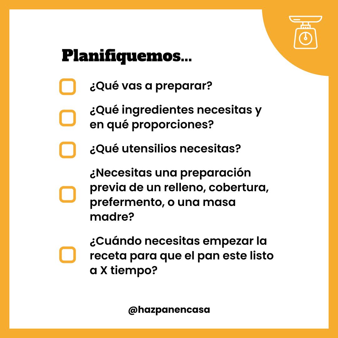 Paso 1 · Planifiquemos qué vamos a preparar