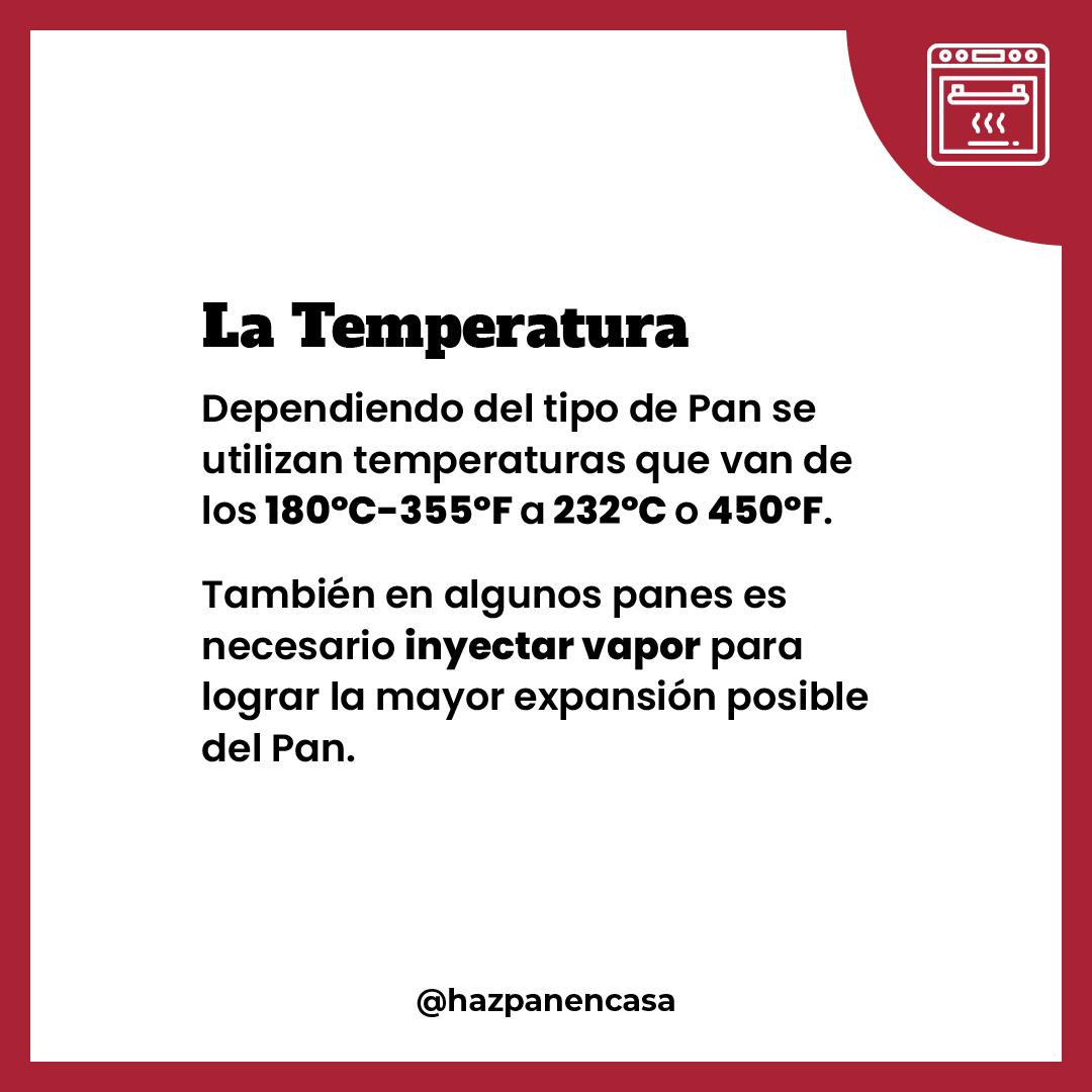 Paso 11 · La temperatura del horno