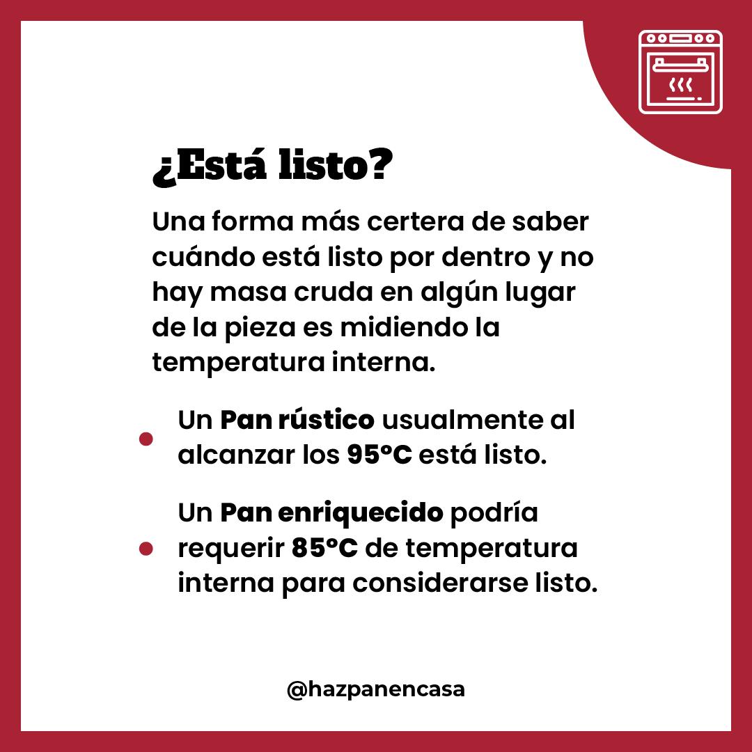 Paso 11 · ¿Está listo? Mide la temperatura interna