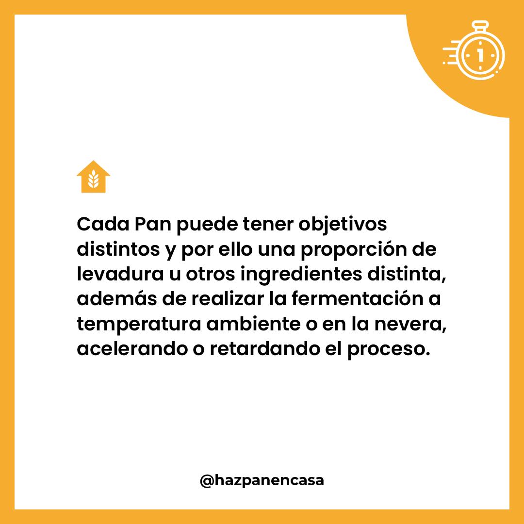 Paso 3 · Cada pan tiene su fermentación